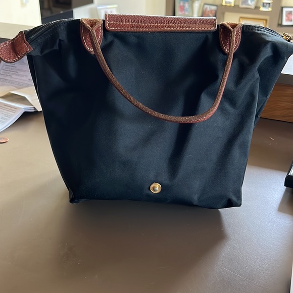 Longchamp black le pliage small handbag - Picture 2 of 4